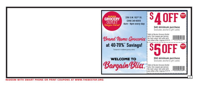 Seattle Area Coupons | The Best Of Publications