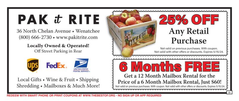 Wenatchee Coupons | The Best Of Publications